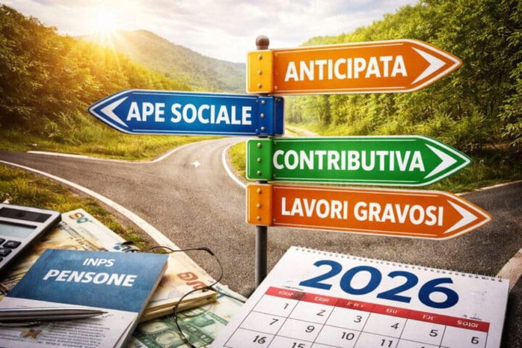 Uomo anziano al computer che controlla il saldo della pensione online.